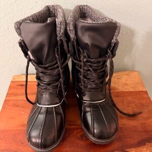 Women's Black Winter Boots